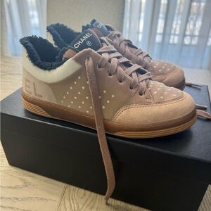 Chanel Fashion Sneakers Size 8/38